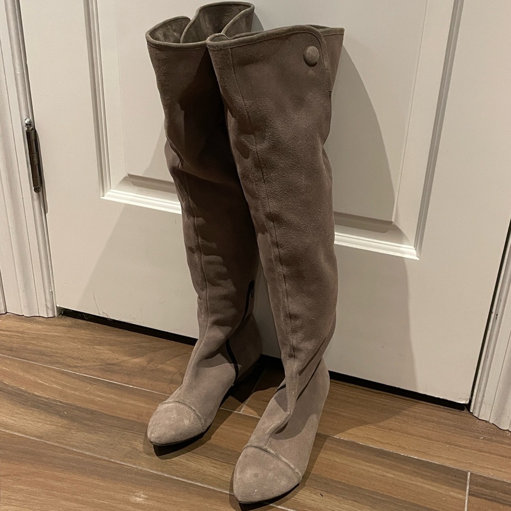 Women's Suede Knee-High Boots